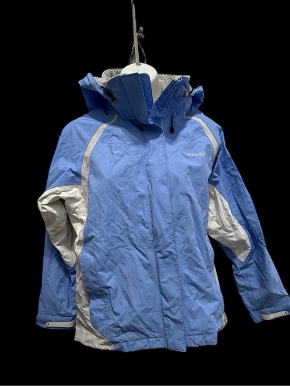 Henri Lloyd Women's Light Blue and White aura Jacket size XS